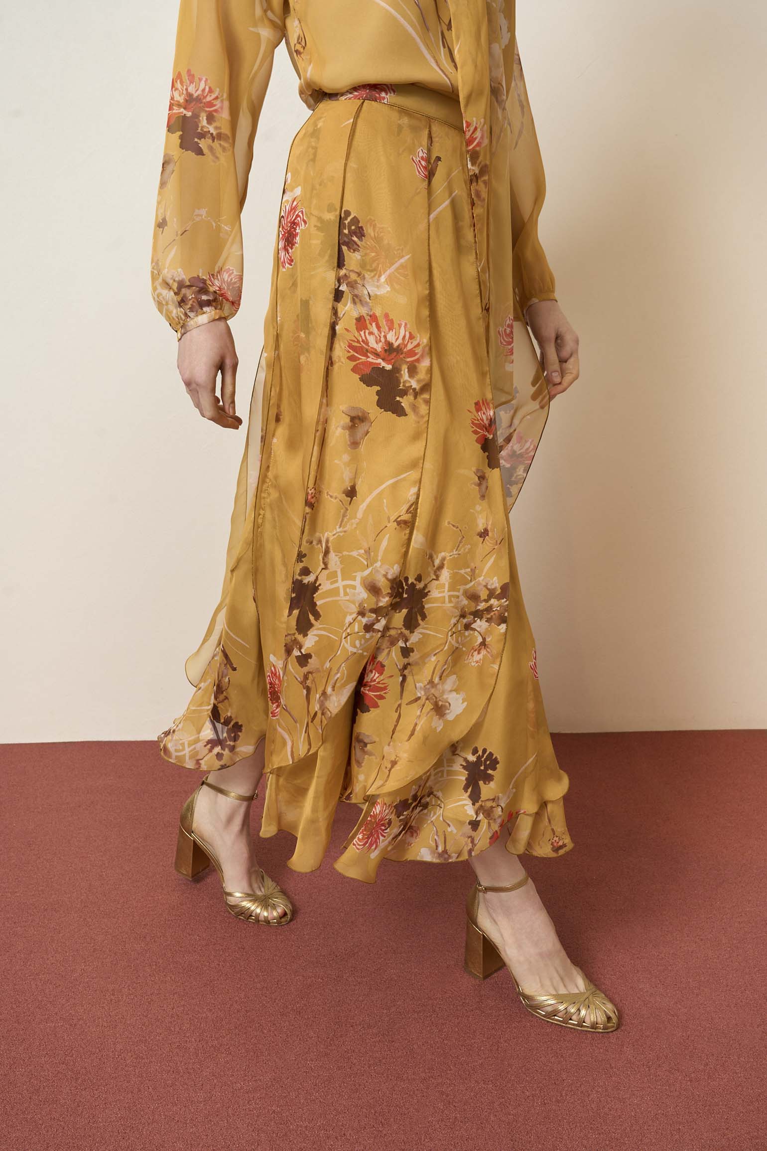 Falda MOONSTONE Estampado Ámbar - BIMANI