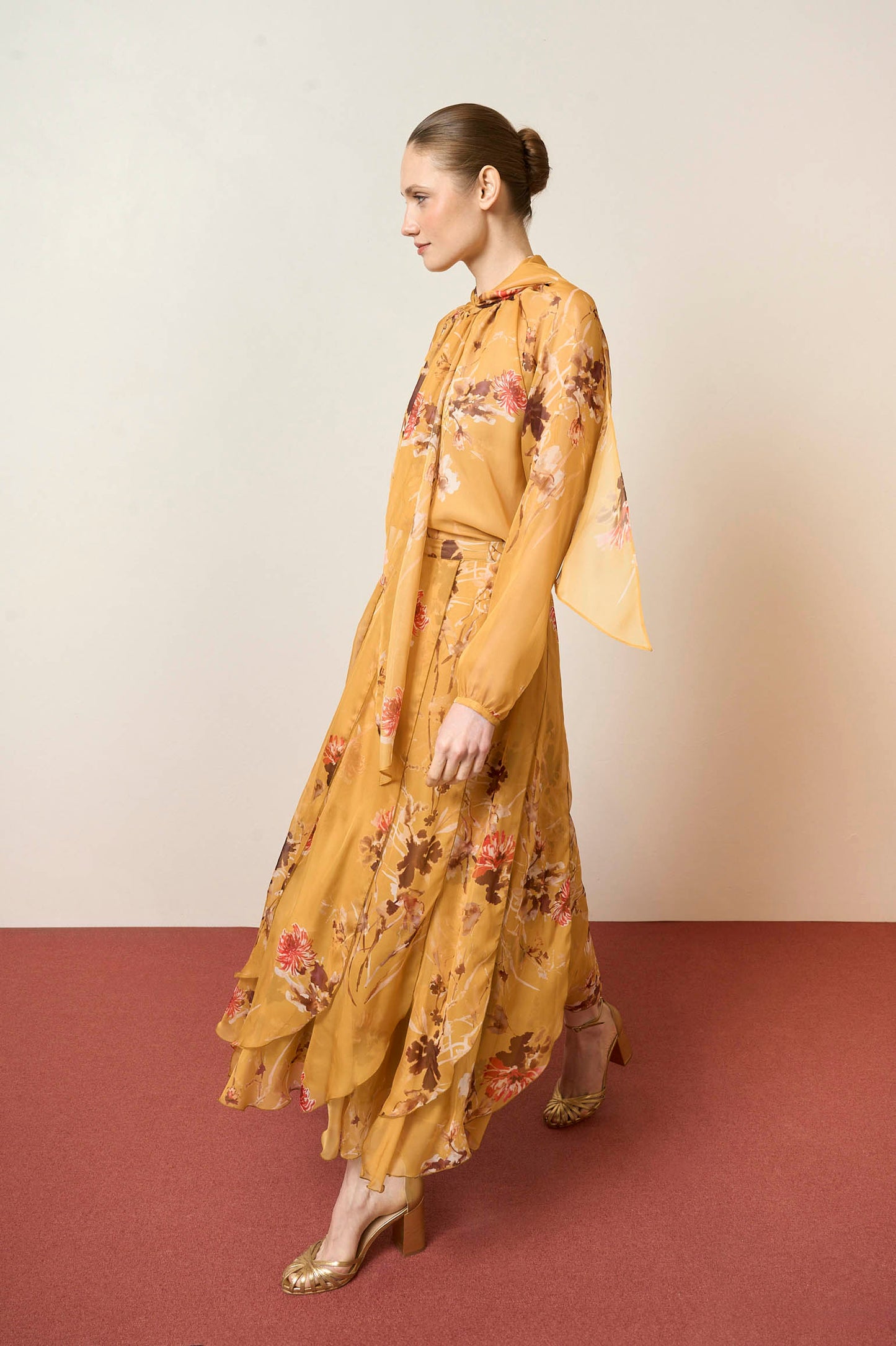 Falda MOONSTONE Estampado Ámbar - BIMANI