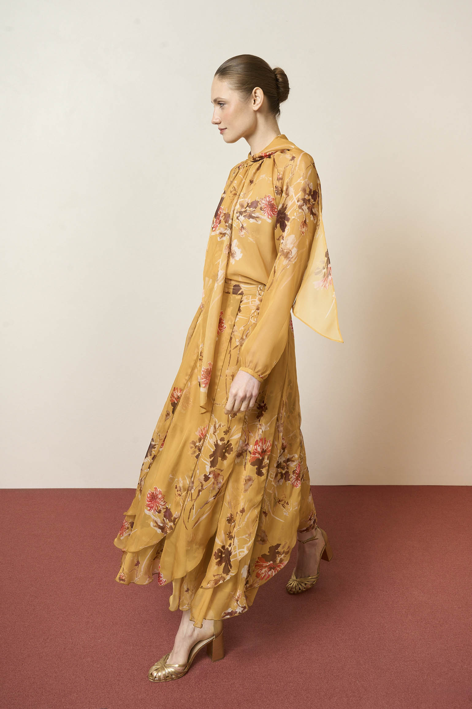 Falda MOONSTONE Estampado Ámbar - BIMANI