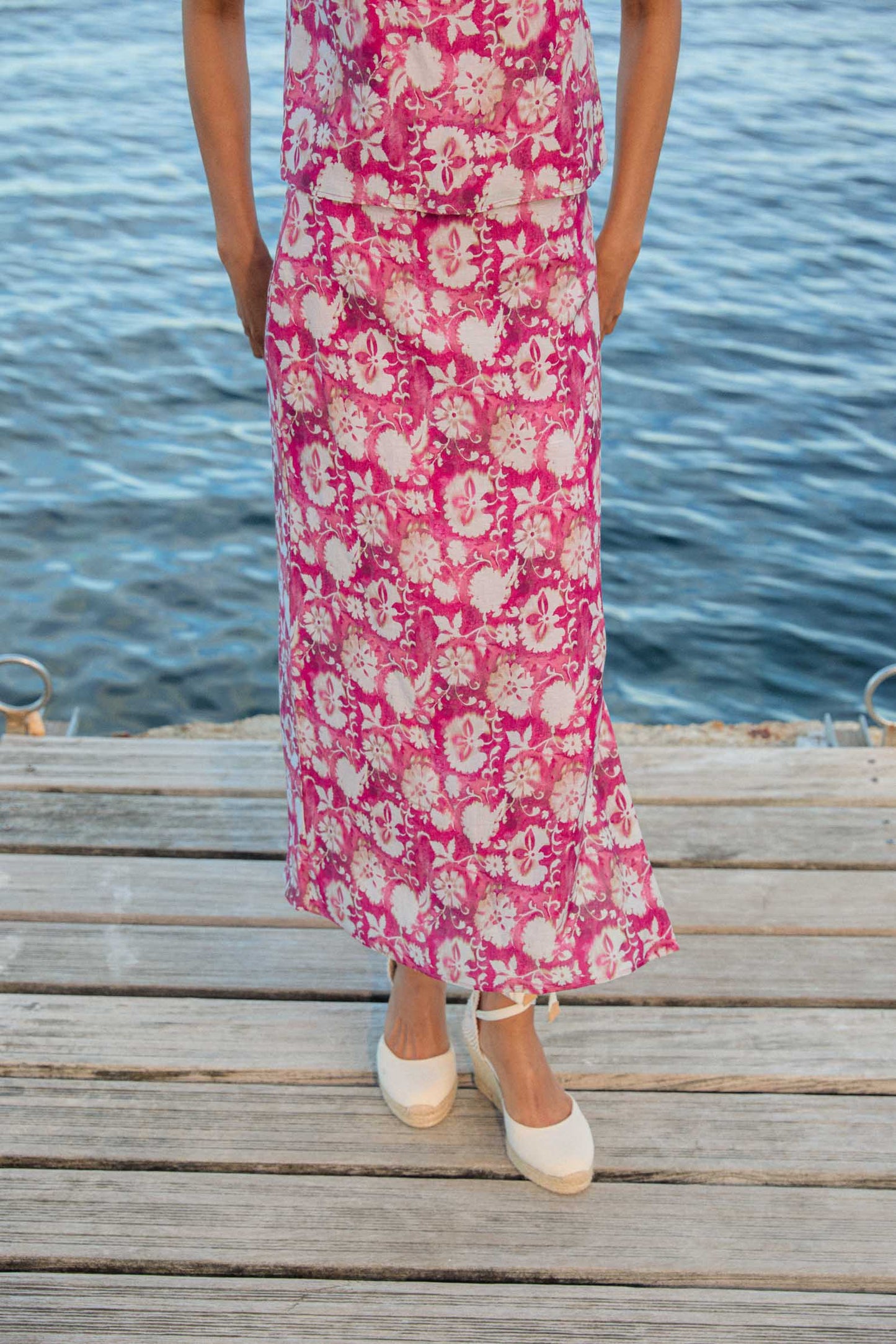 SALVIA Skirt Print Pink