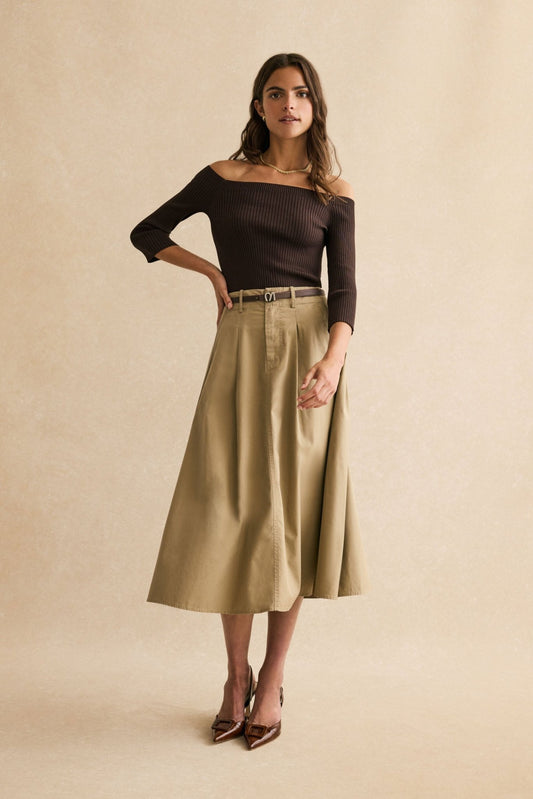 Falda SAVILE Beige - BIMANI