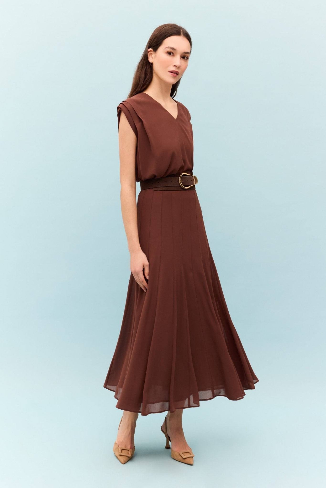 Falda TALAMANCA Marrón Mocca - BIMANI