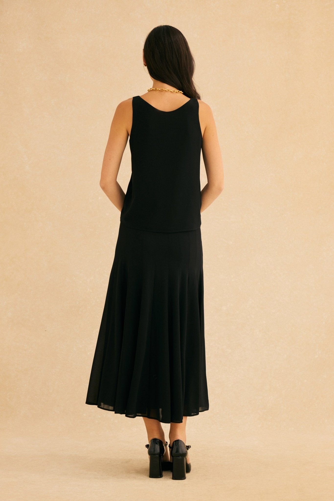 Falda TALAMANCA Negro Magnético - BIMANI