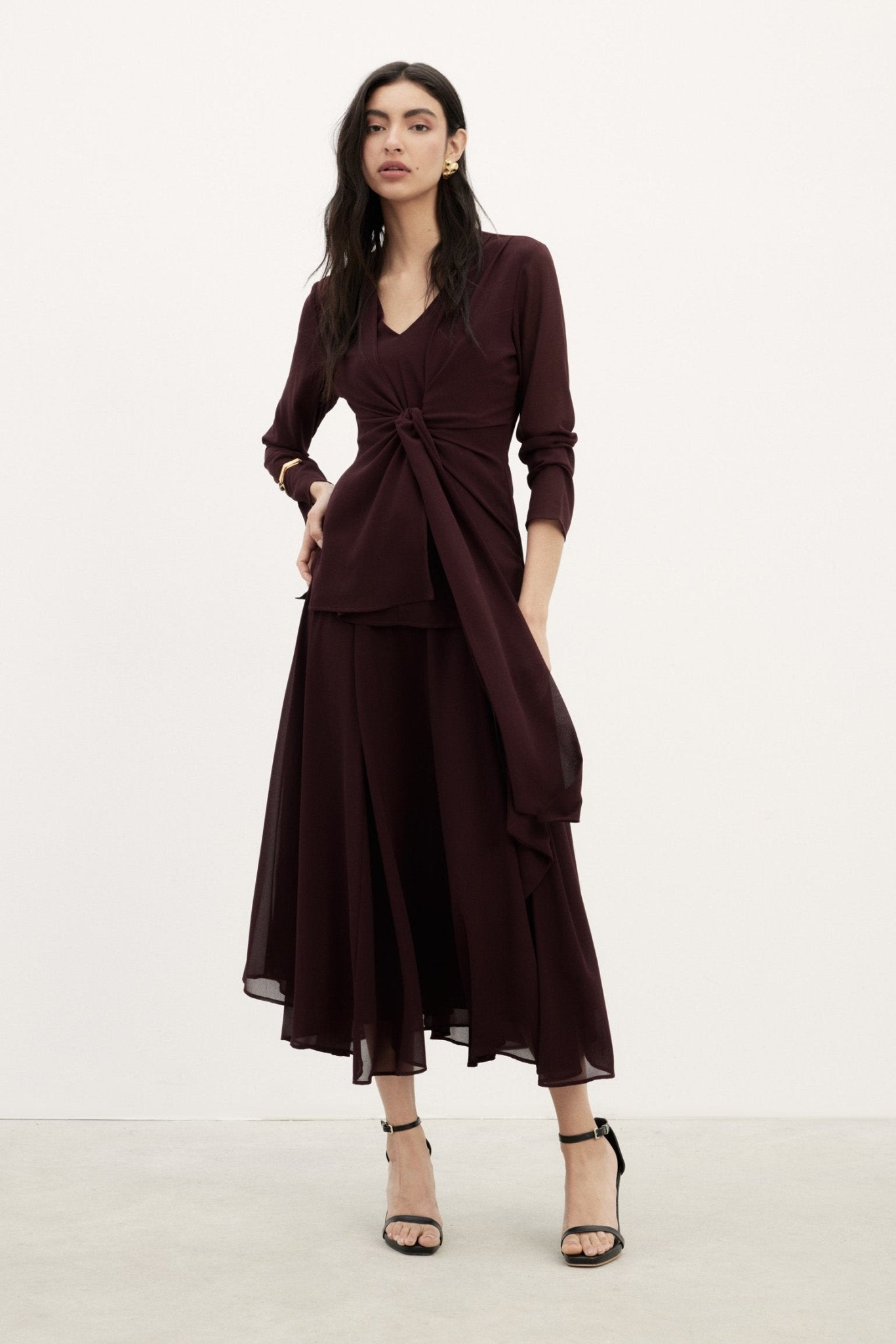 Falda WAVE Burgundy - BIMANI