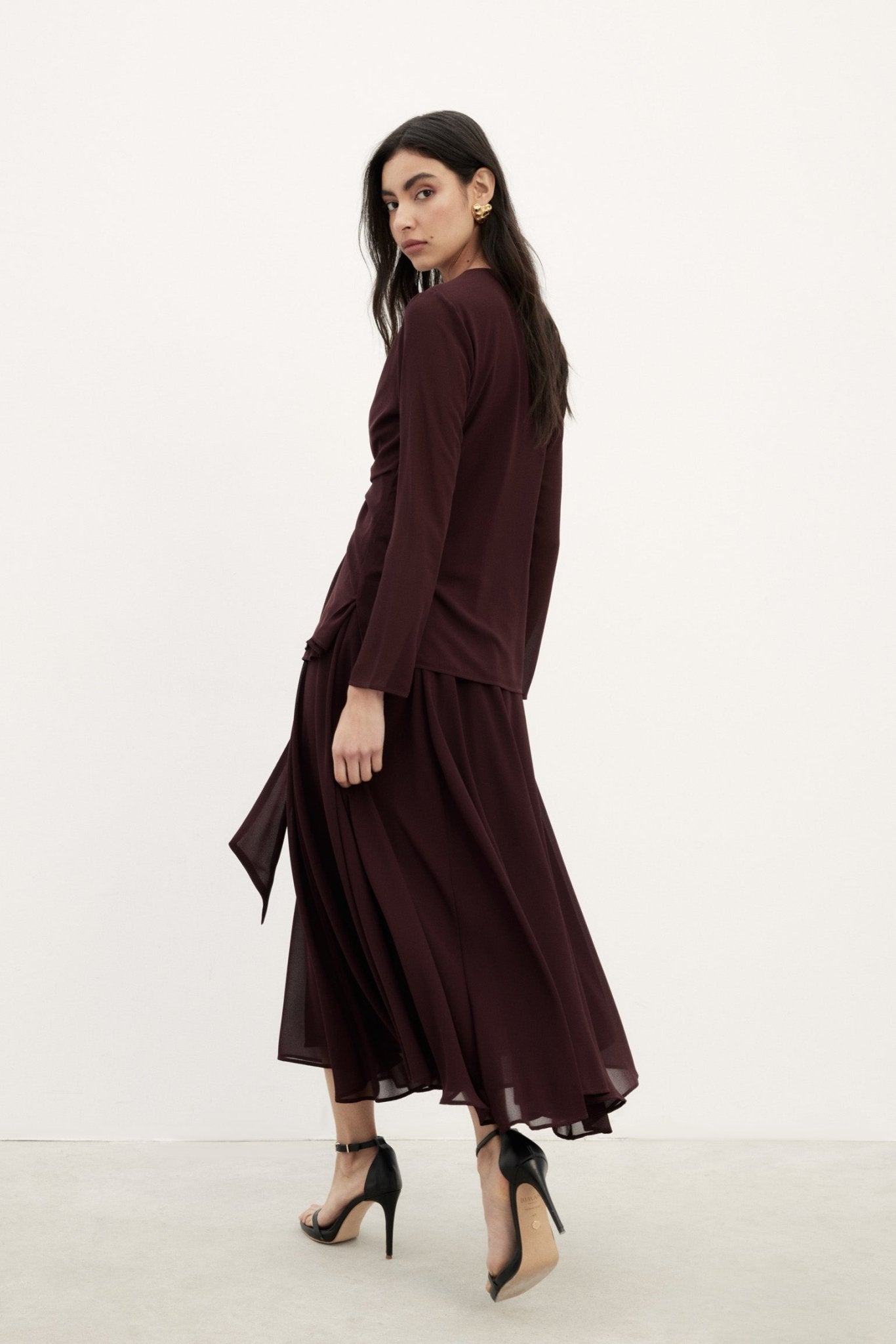 Falda WAVE Burgundy - BIMANI