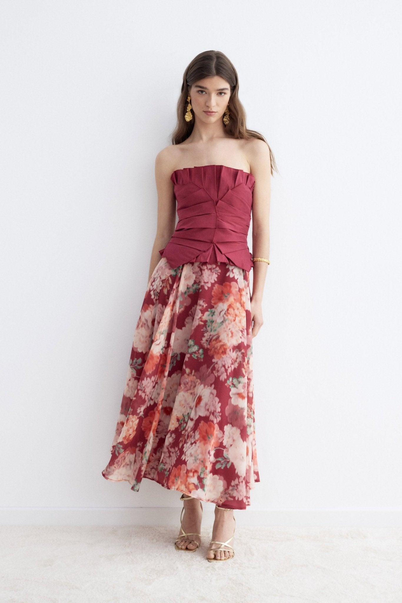 Falda WAVE Print Rose - BIMANI