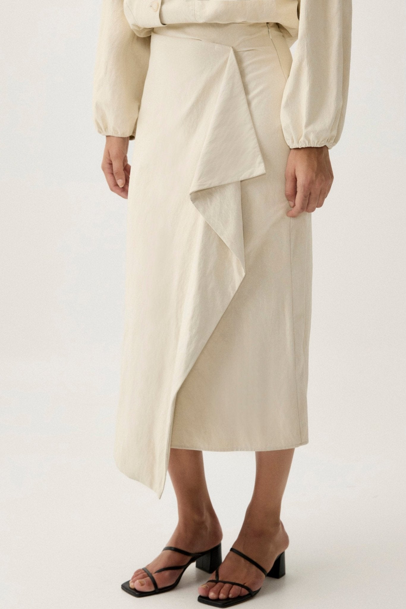 Falda ZADIE Crema - BIMANI
