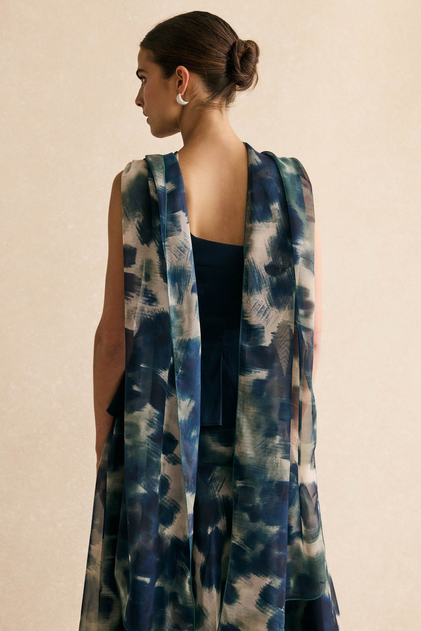 Fular NATI Estampado Azul - BIMANI