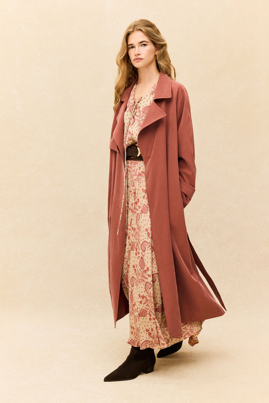 Gabardina KENSINGTON Terracota