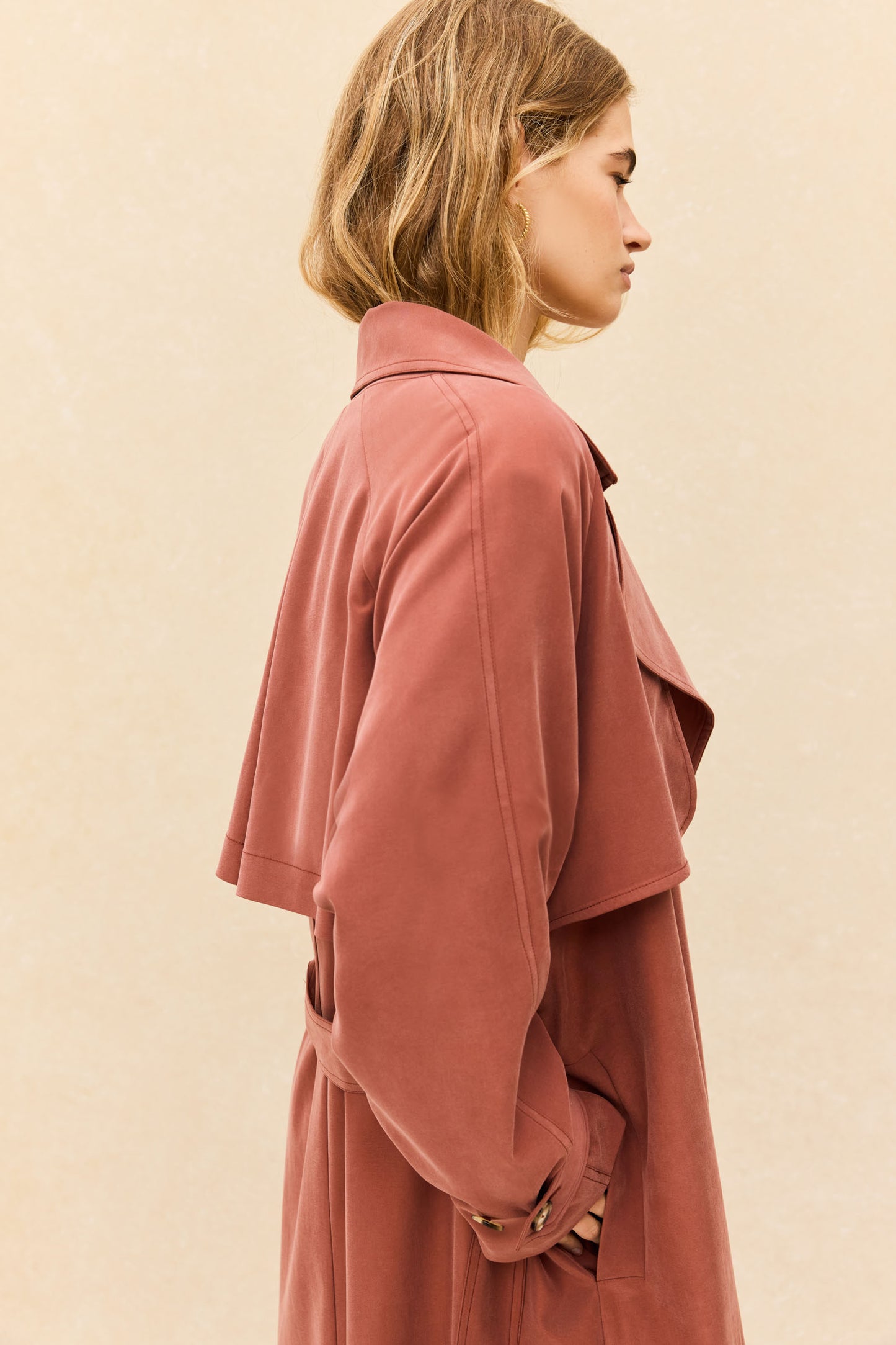 Gabardina KENSINGTON Terracota
