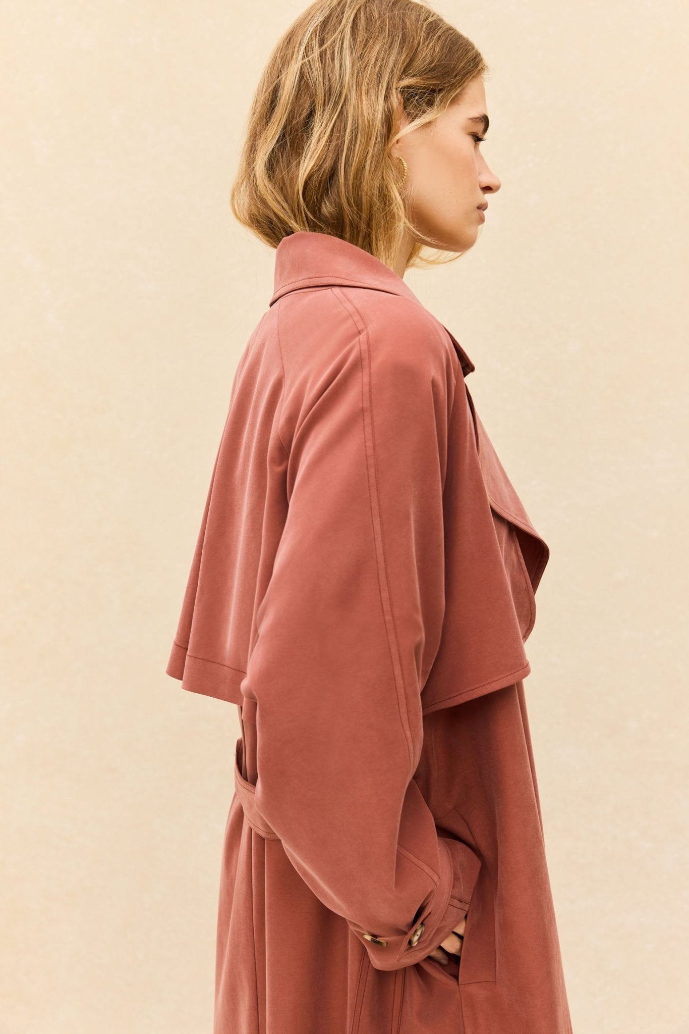Gabardina KENSINGTON Terracota - BIMANI