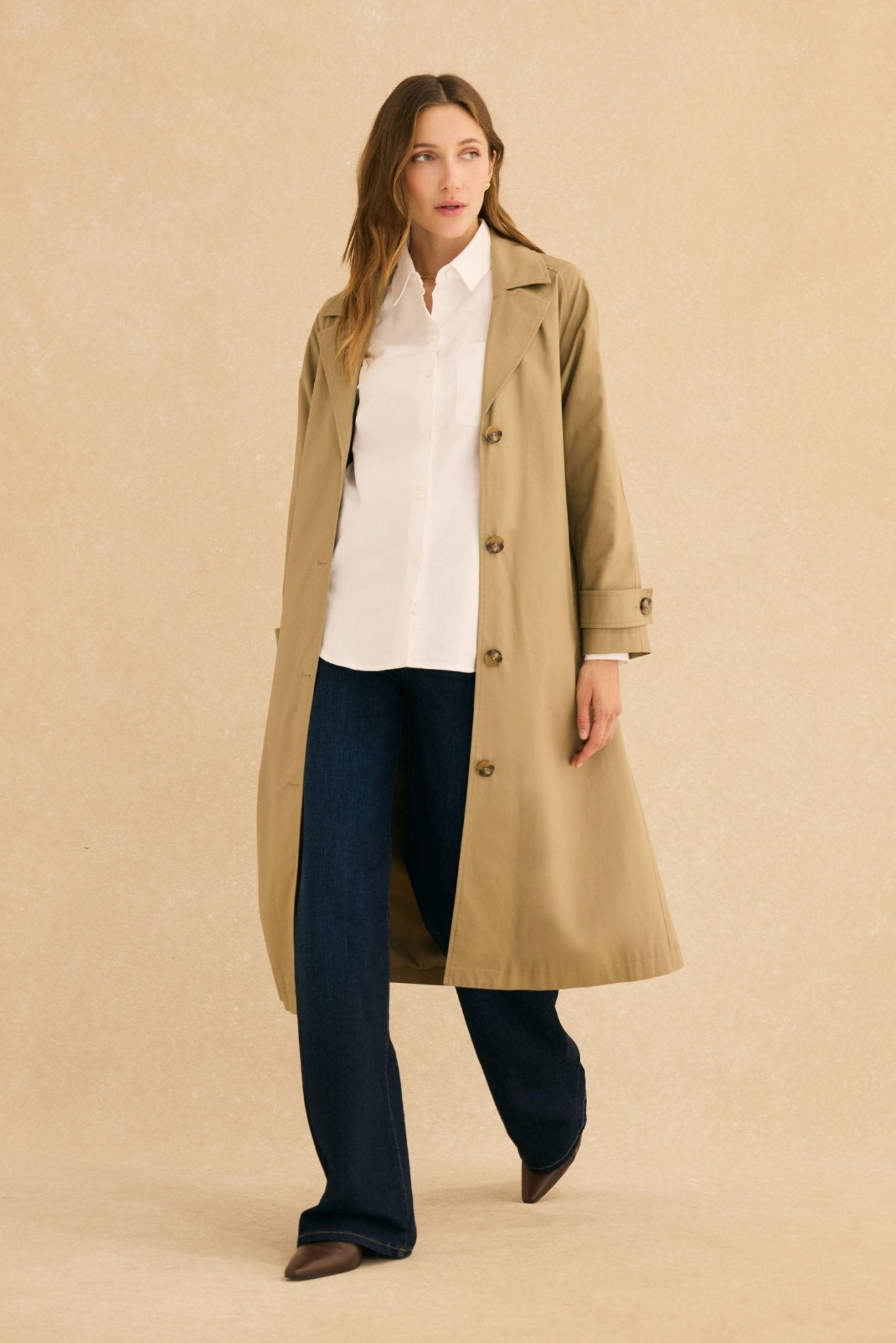 Gabardina REGENT Beige - BIMANI