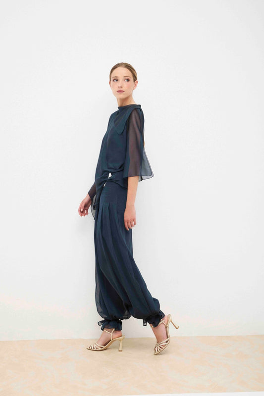 Pantalón SABINE Azul Petróleo - BIMANI