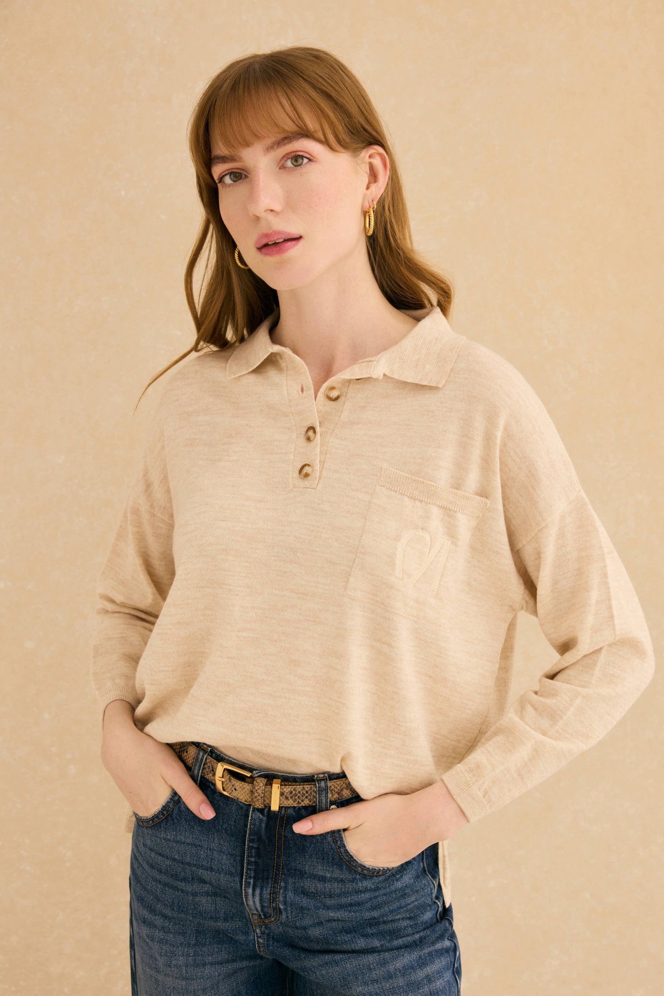 Jersey ATENEA Beige - BIMANI