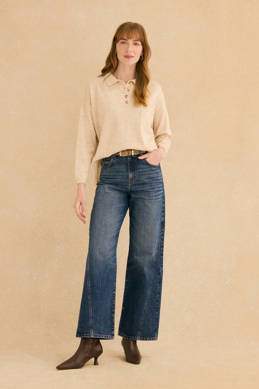 Jersey ATENEA Beige - BIMANI