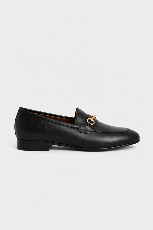 MADRID Black Moccasin