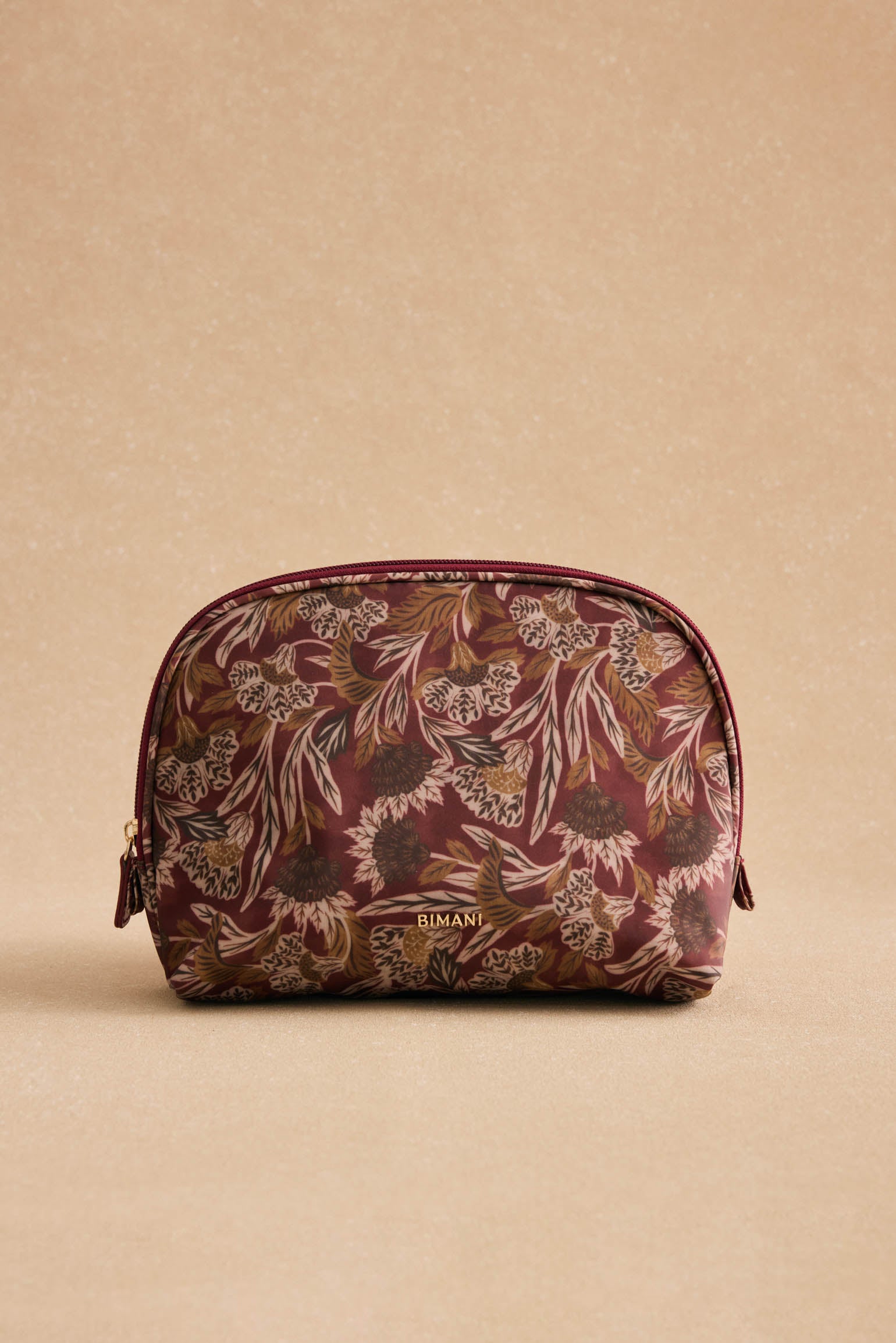 Neceser AMARA Estampado Burdeos - BIMANI
