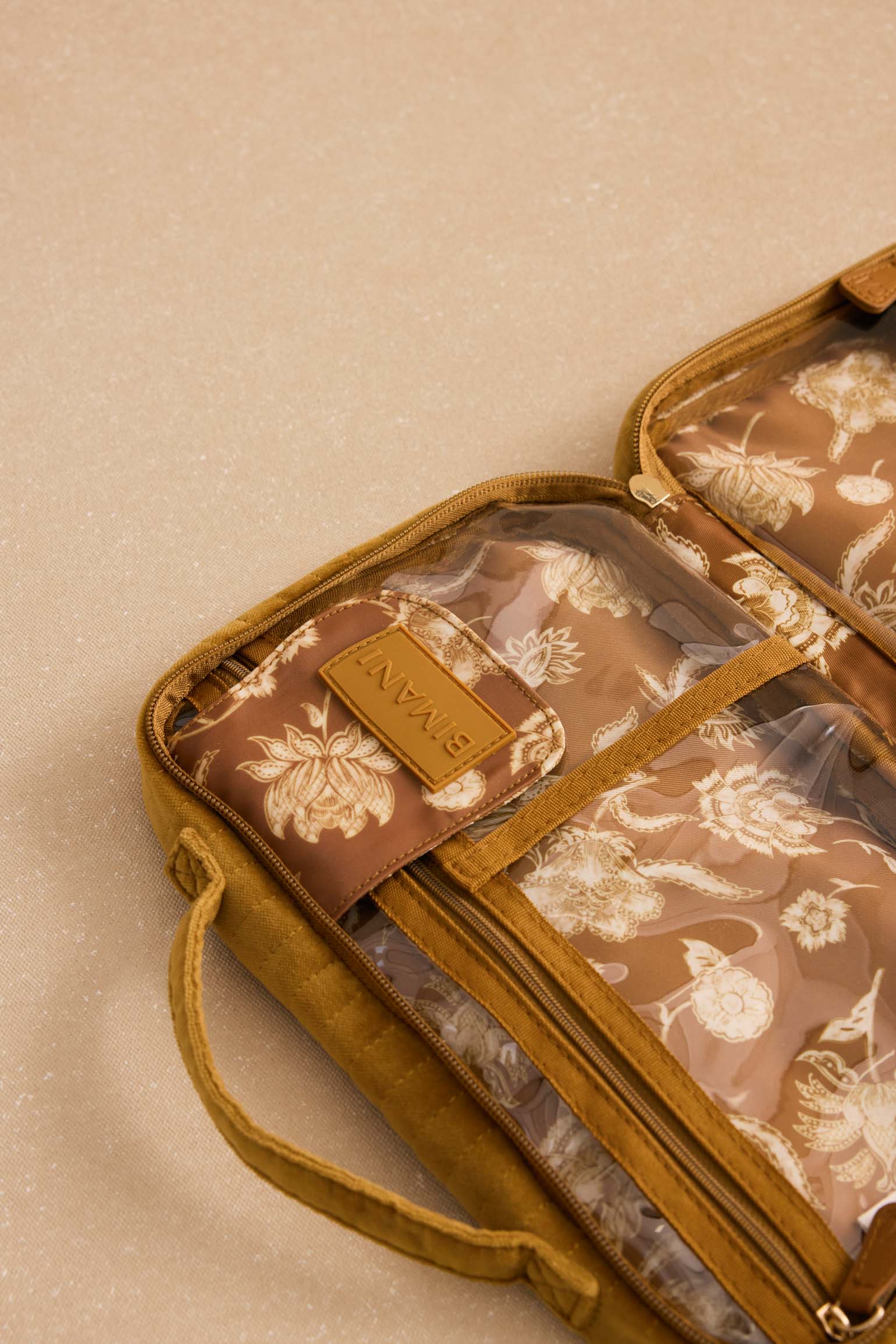 Neceser CORALIE Mostaza - BIMANI