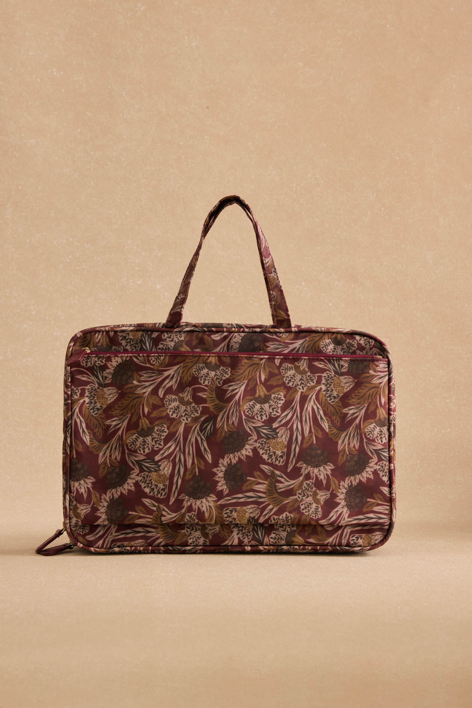 Neceser MARGOT Estampado Burdeos - BIMANI