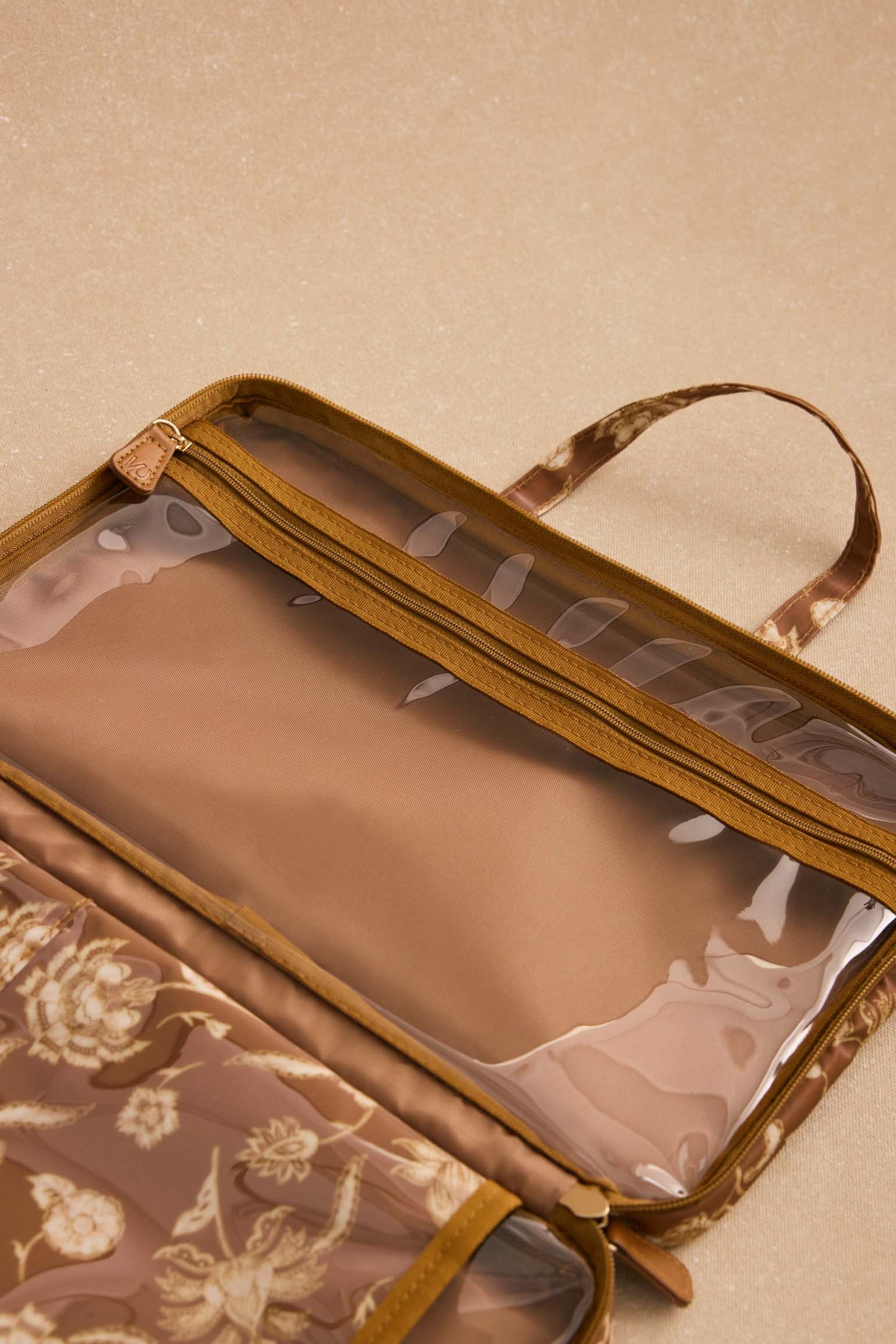 Neceser MARGOT Estampado Mostaza - BIMANI