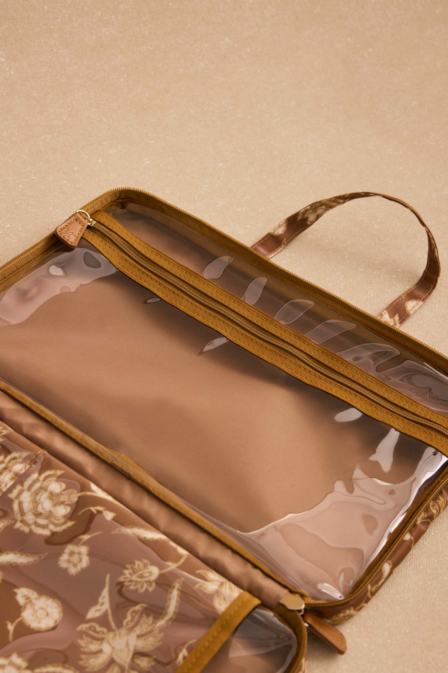 Neceser MARGOT Estampado Mostaza - BIMANI