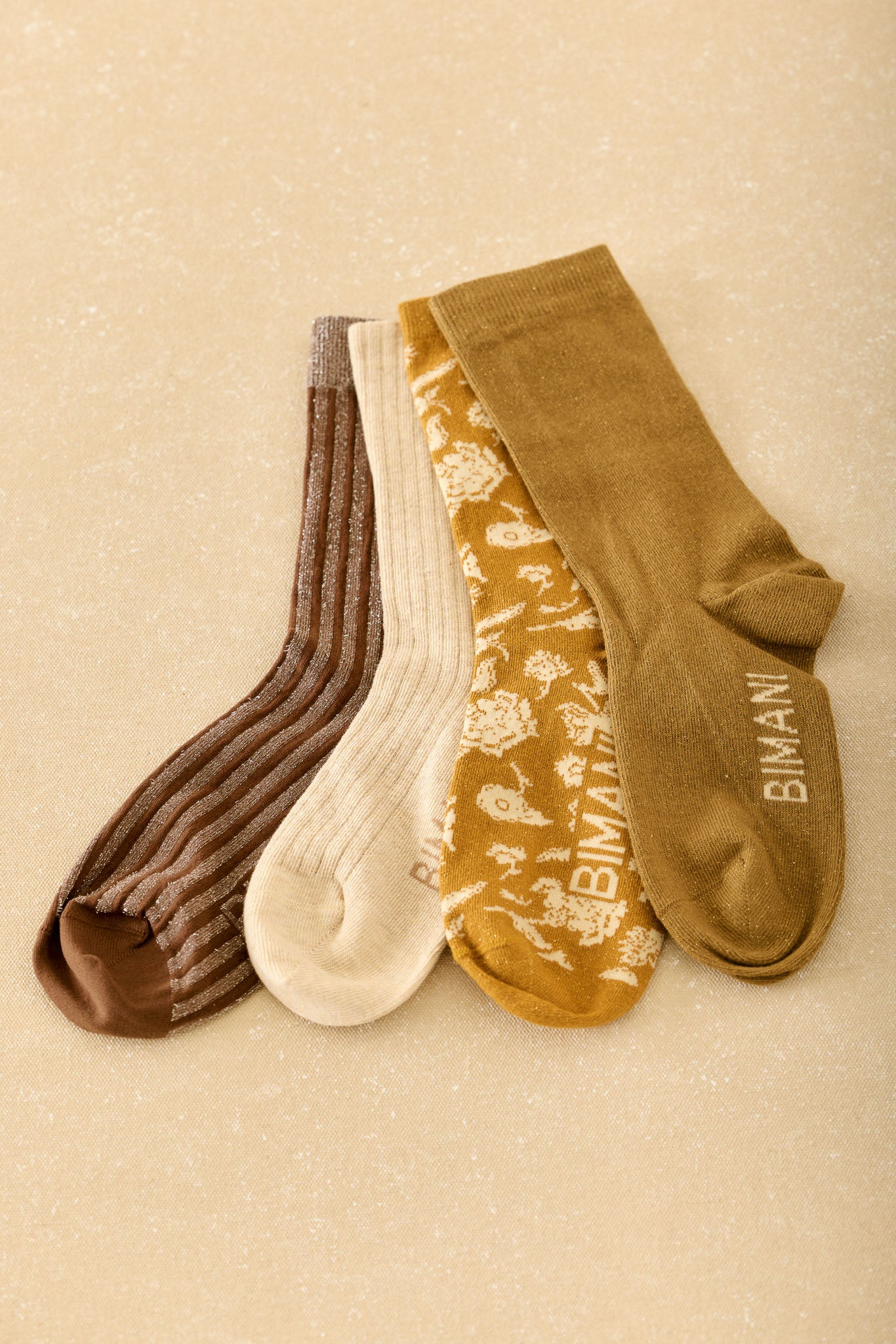 Pack CALCETINES Mostaza - BIMANI