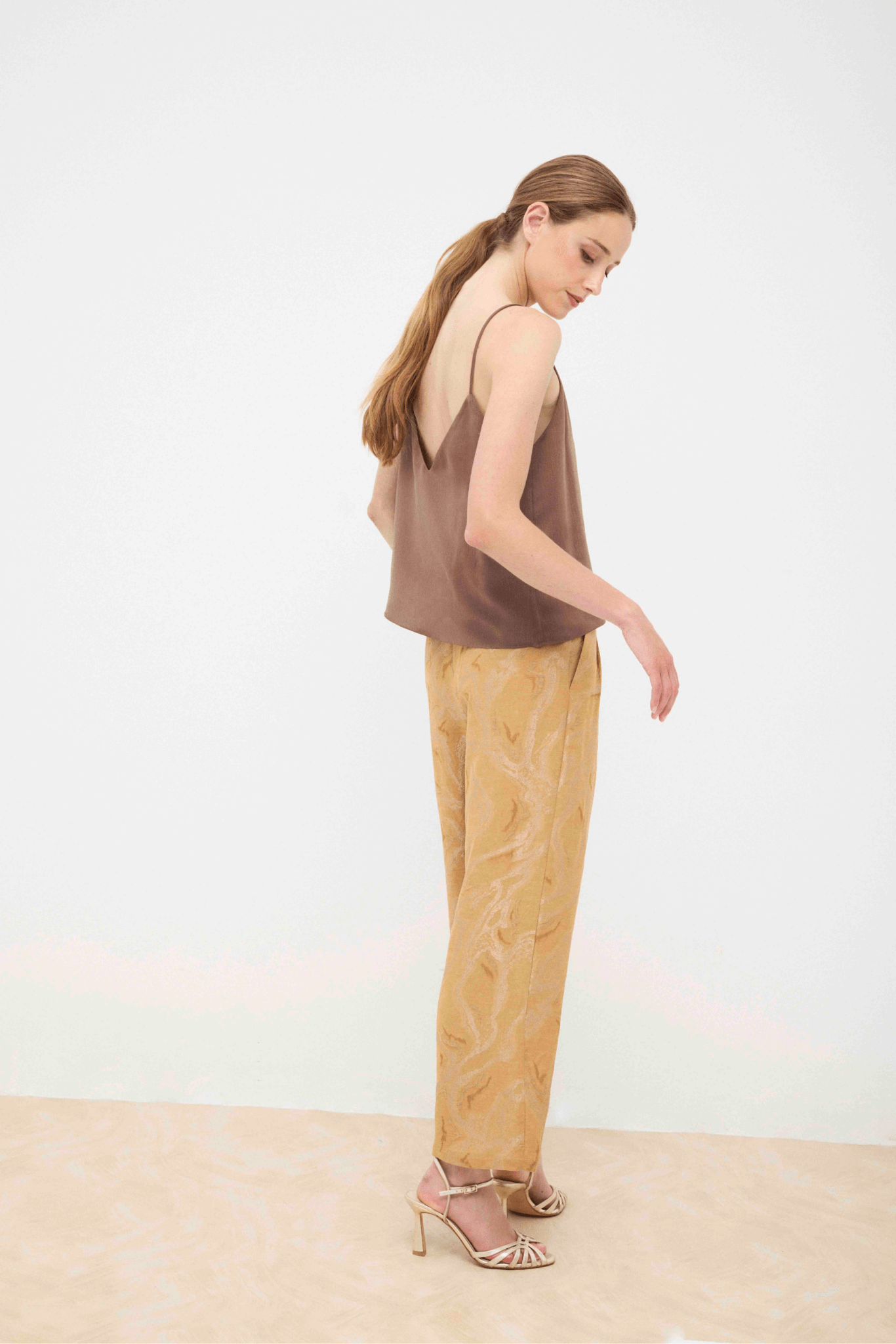 Pantalón ARLETTE Textura Dorada