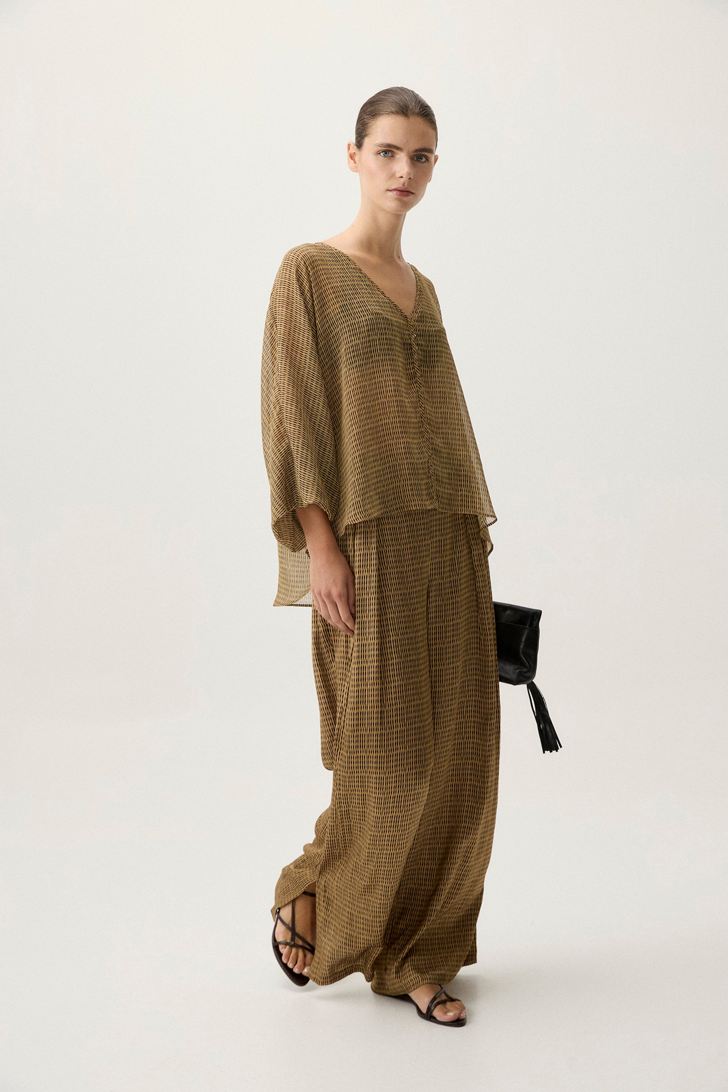 Pantalón ELYA Estampado Khaki