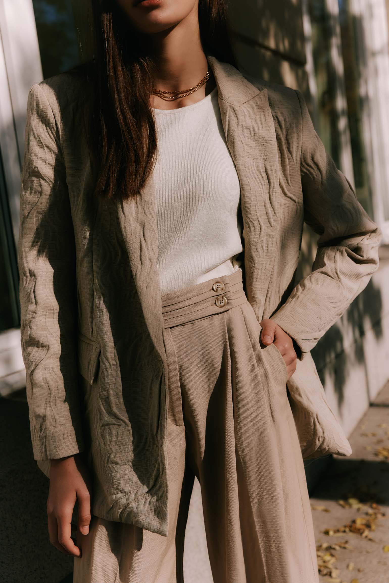 Pantalón EMY Beige - BIMANI