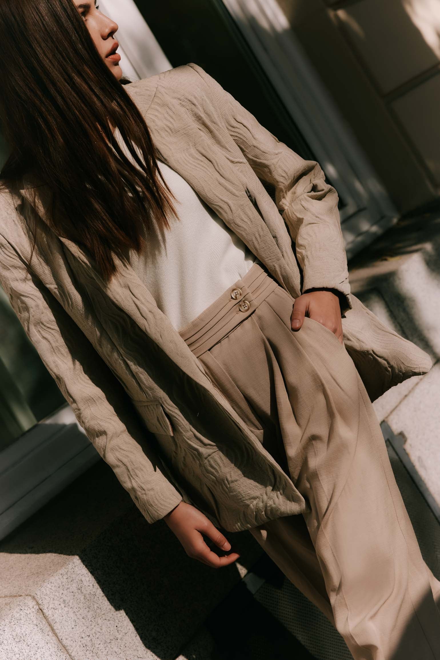 Pantalón EMY Beige - BIMANI