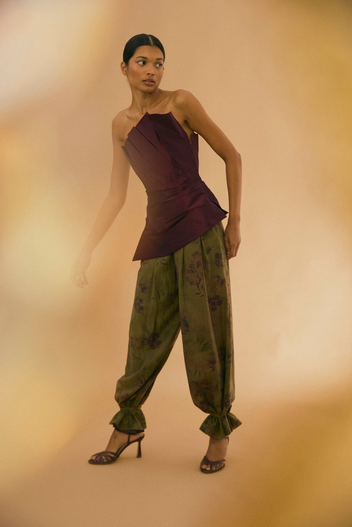 Pantalón ISOLA Estampado Oliva