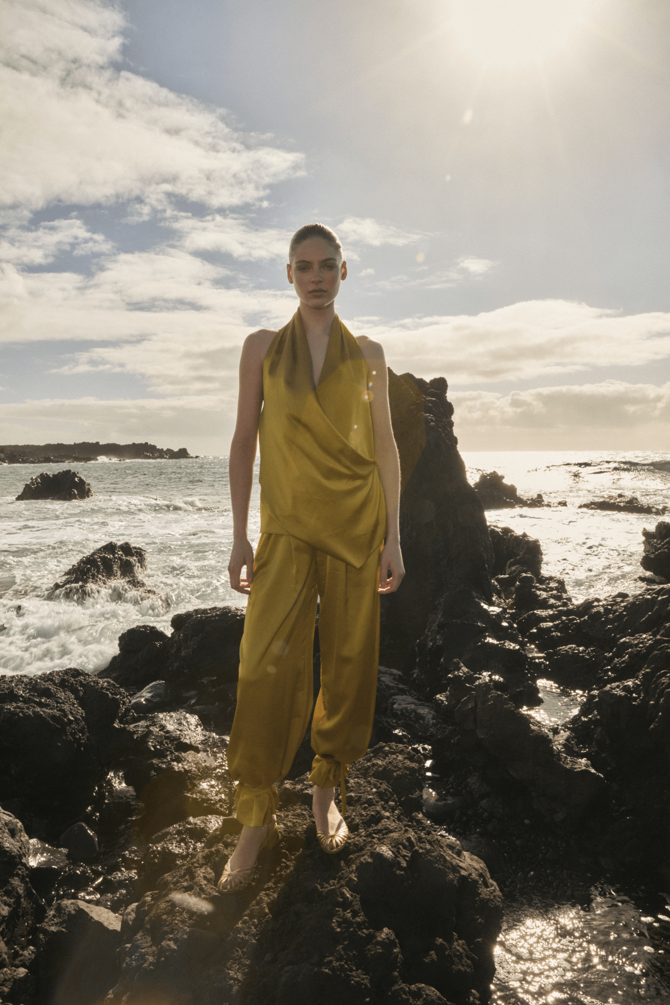 Pantalón ISOLA Oliva Peridoto - BIMANI