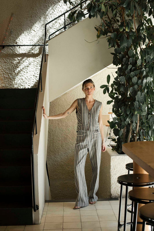 Pantalón JALISCO Rayas Azul - BIMANI