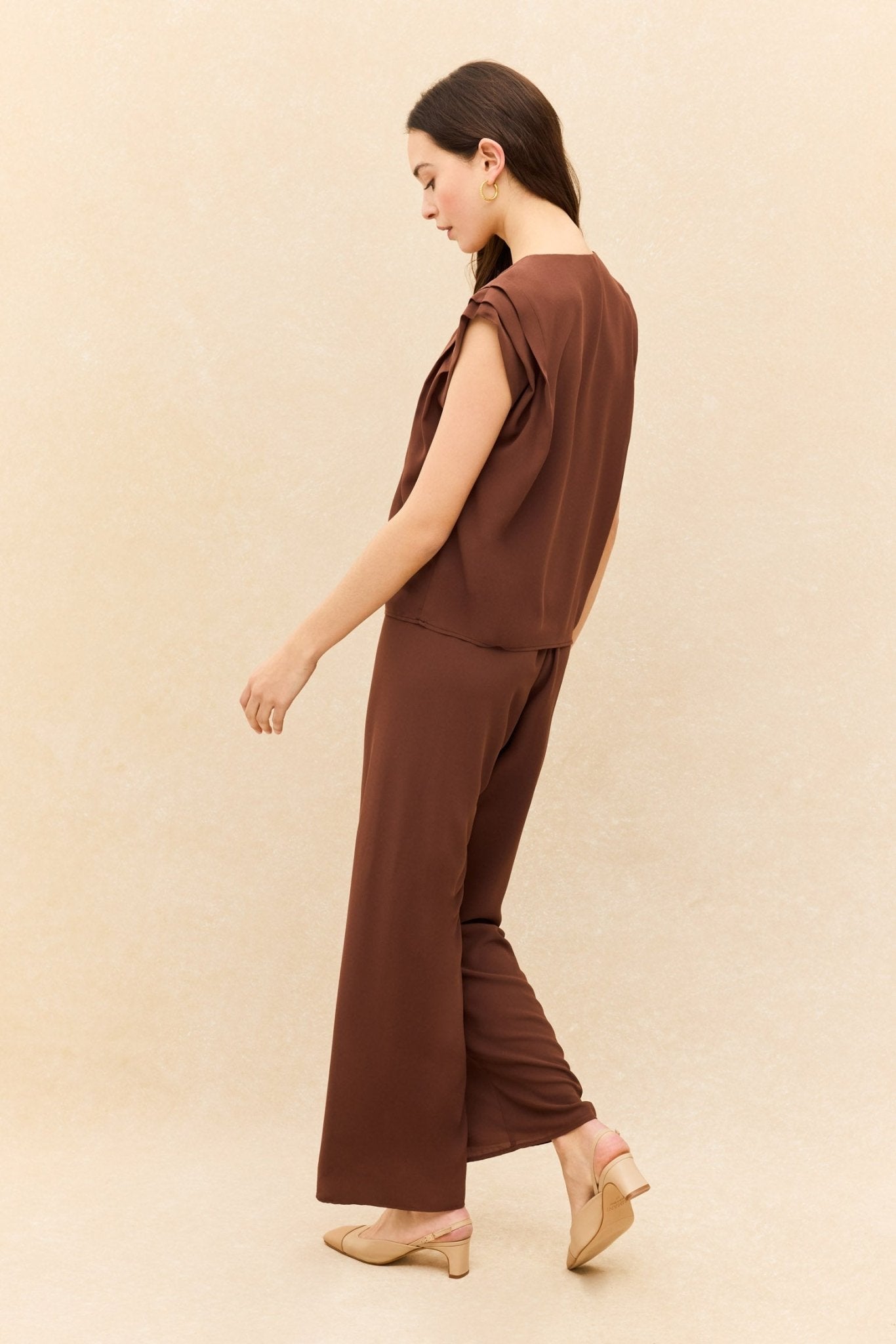 Pantalón LEVANTE Marrón Mocca - BIMANI