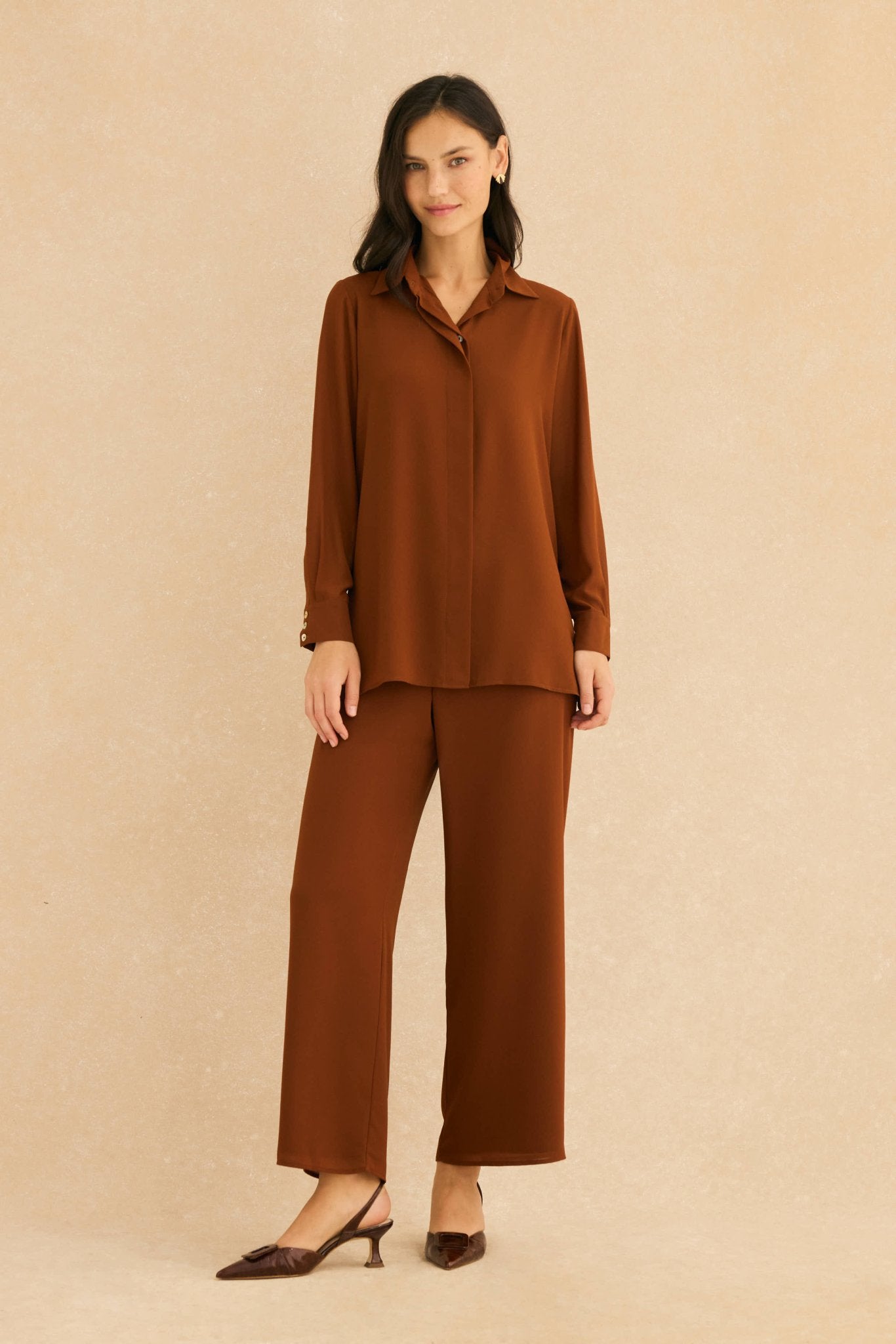 Pantalón LEVANTE Ocre Godello - BIMANI