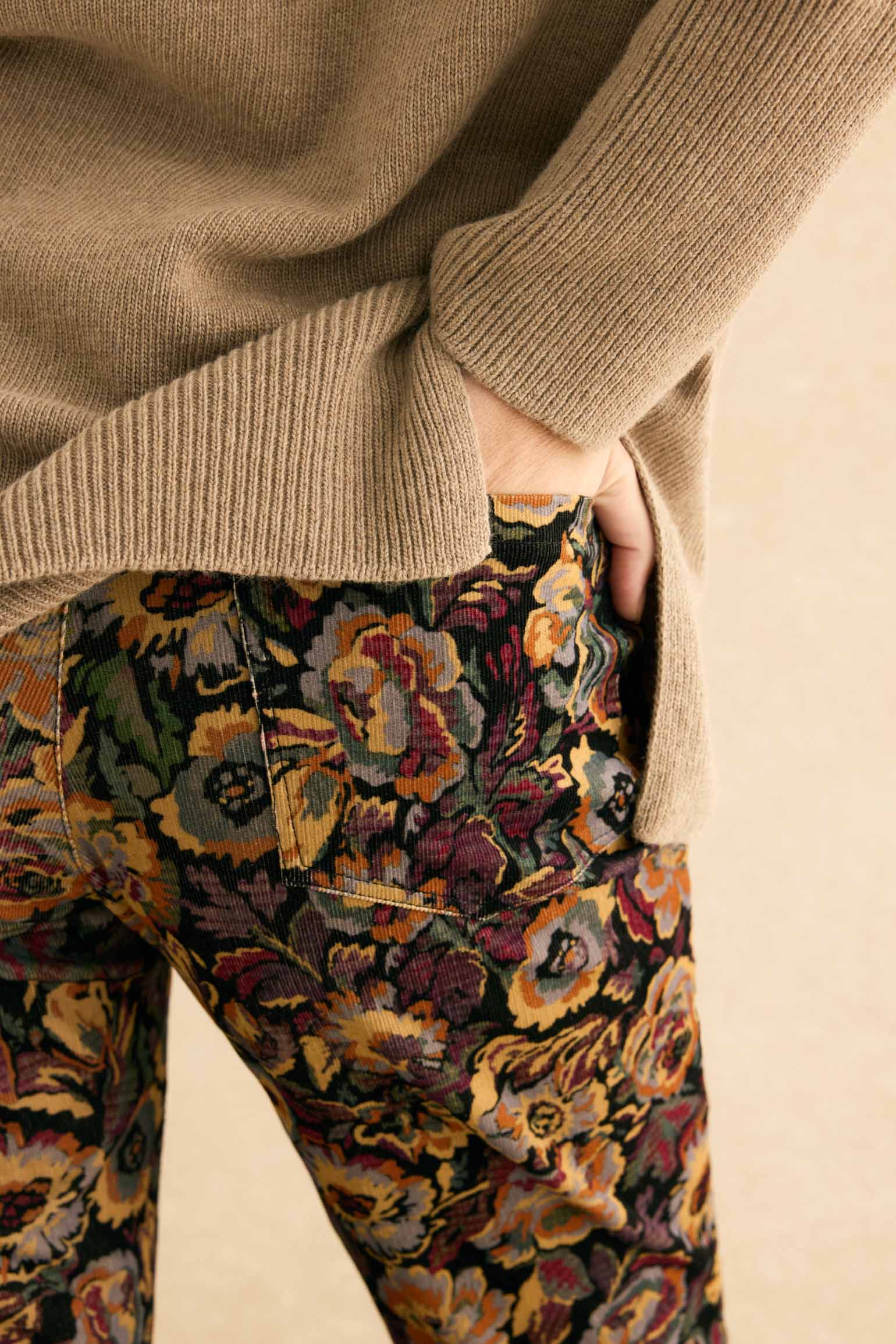Pantalón LONDON Estampado Negro - BIMANI