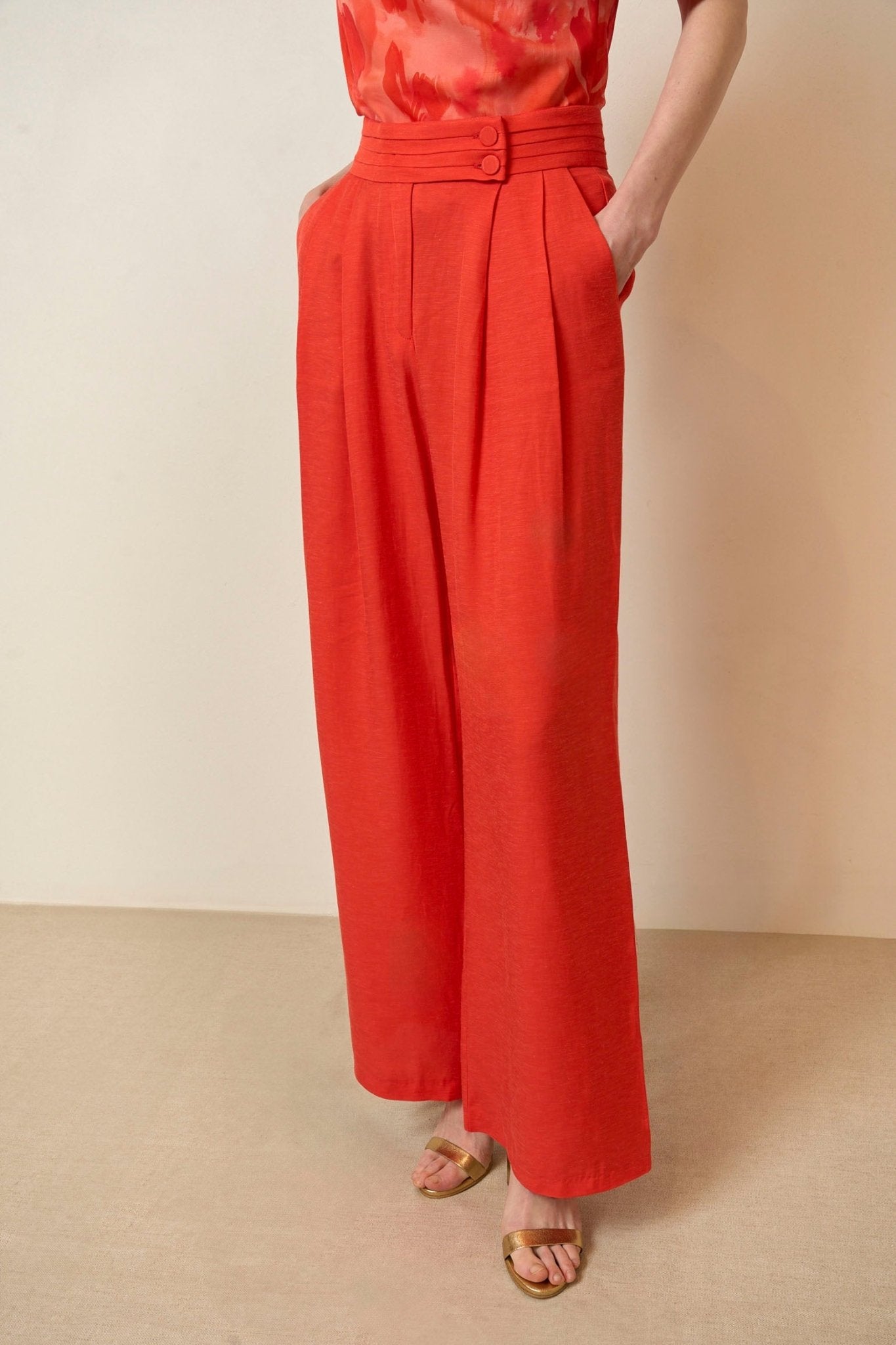 Pantalón EMY MACARENA Coral - BIMANI