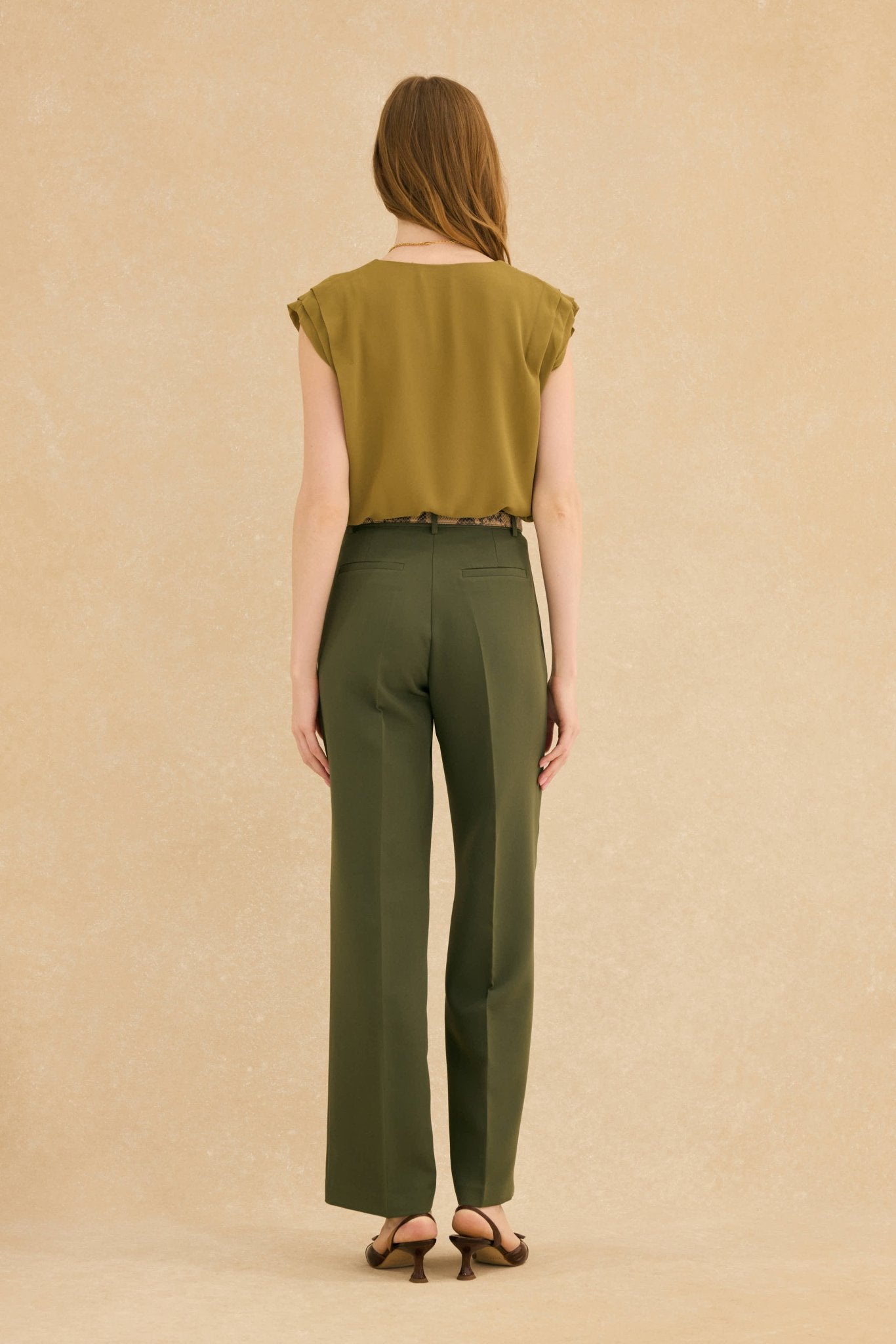 Pantalón MARGAUX Khaki - BIMANI