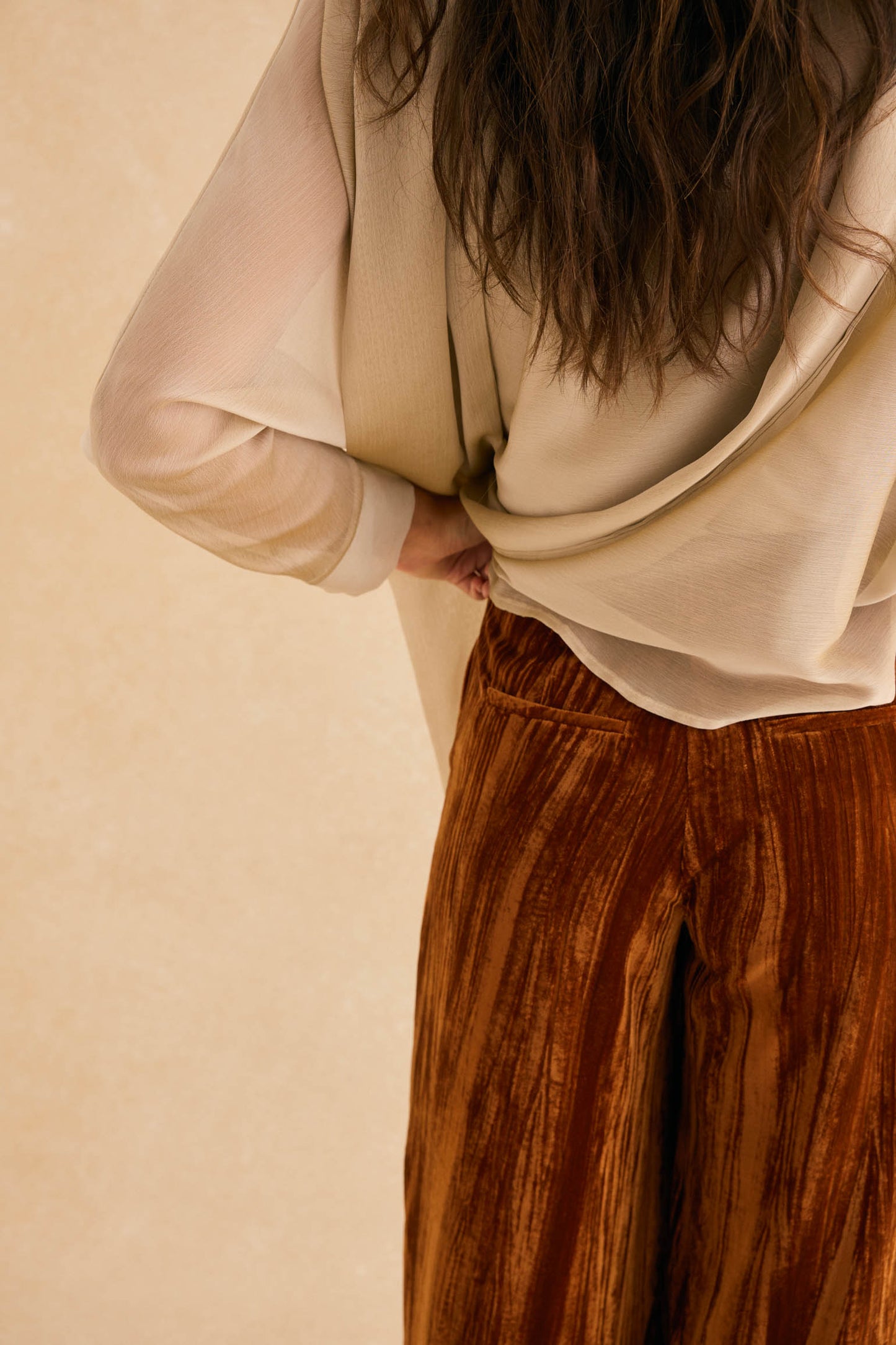 Pantalón MIRELLE Ocre Godello - BIMANI