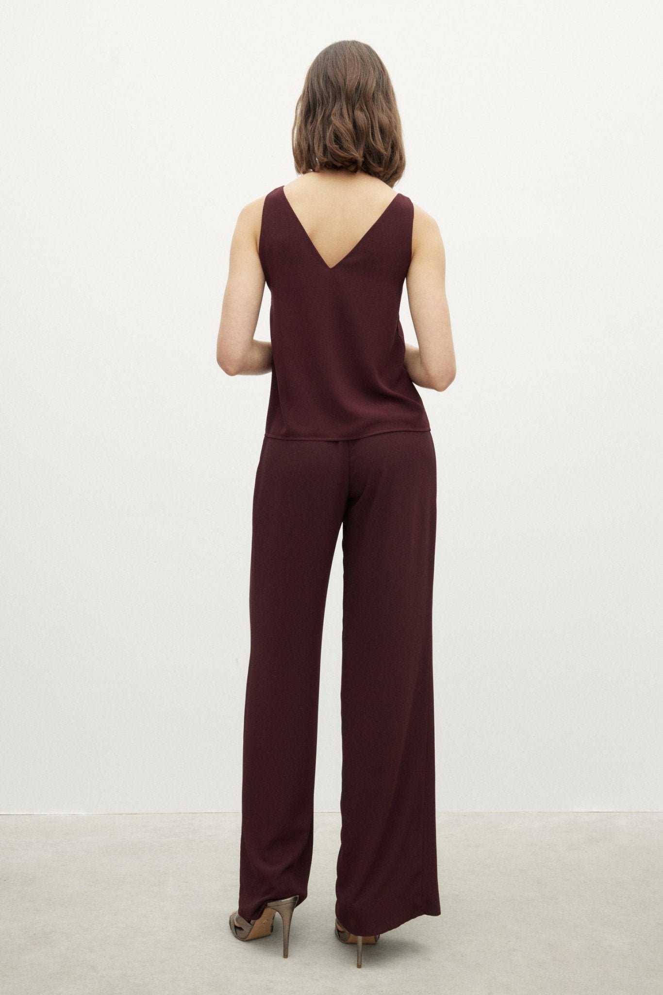 Pantalón OCÉANO Burgundy - BIMANI