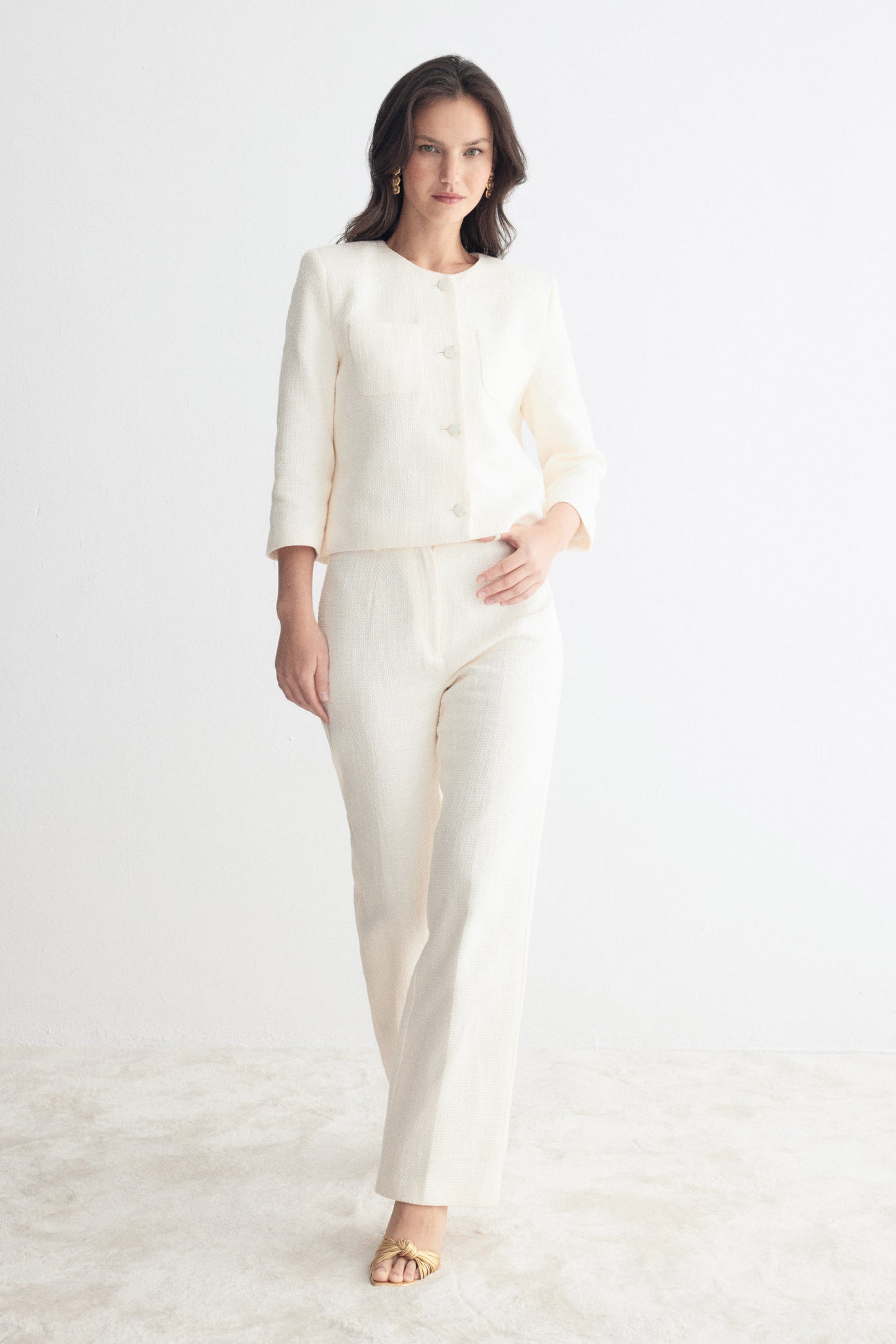 ORCHID Trousers White