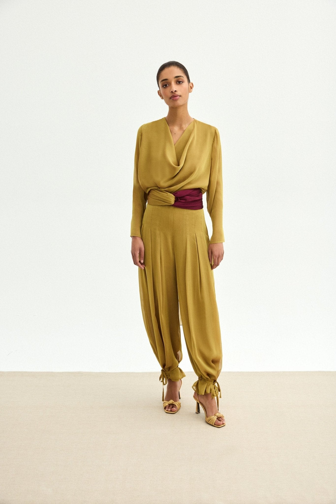 Pantalón SABINE Oliva Peridoto - BIMANI