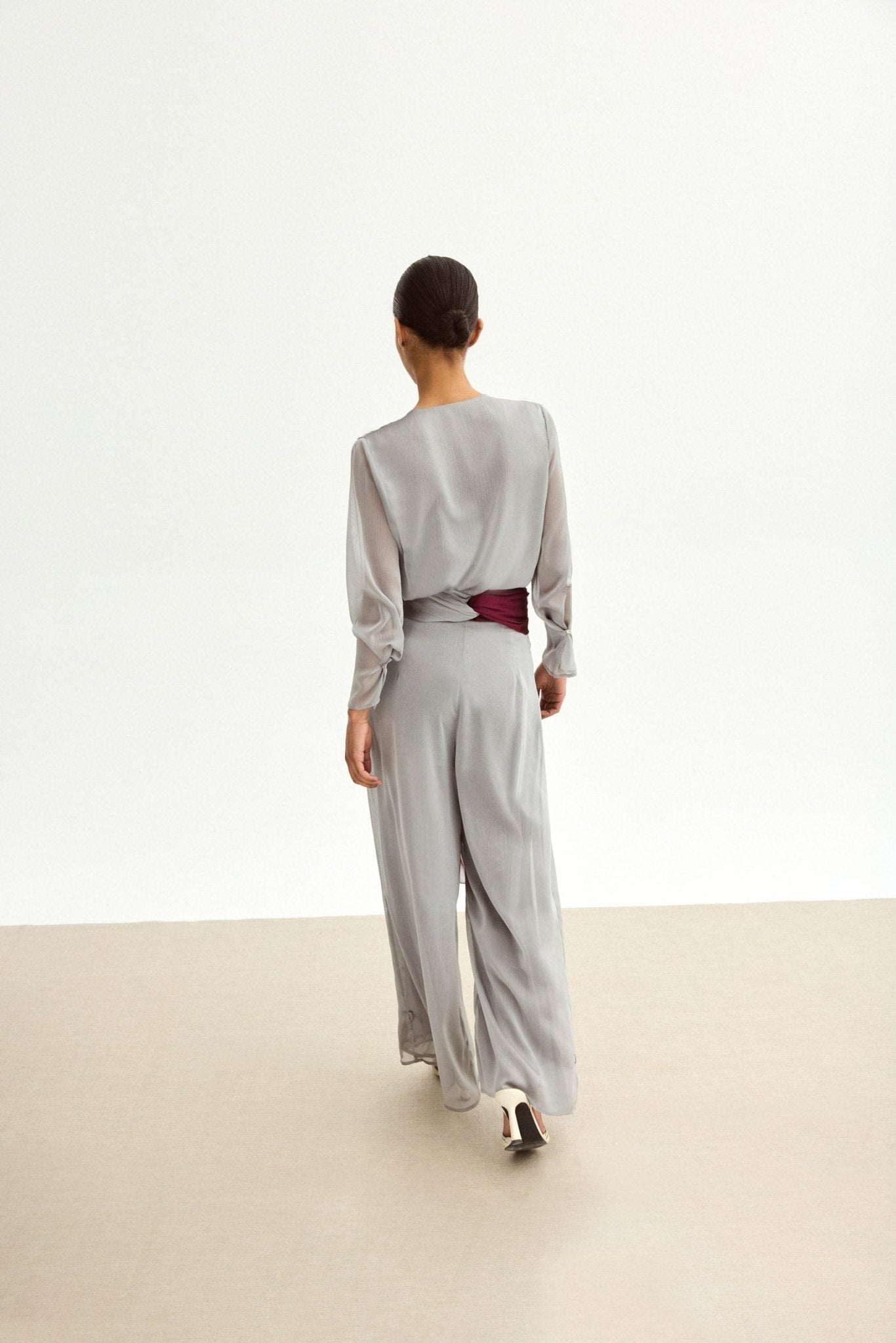 Pantalón SABINE Plata - BIMANI