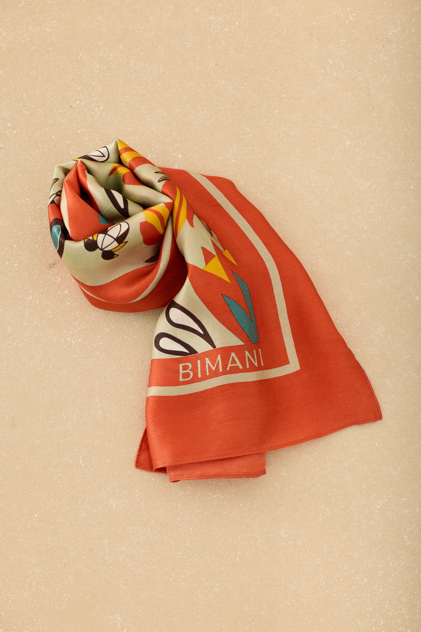 Pañuelo ALHAMBRA Coral - BIMANI