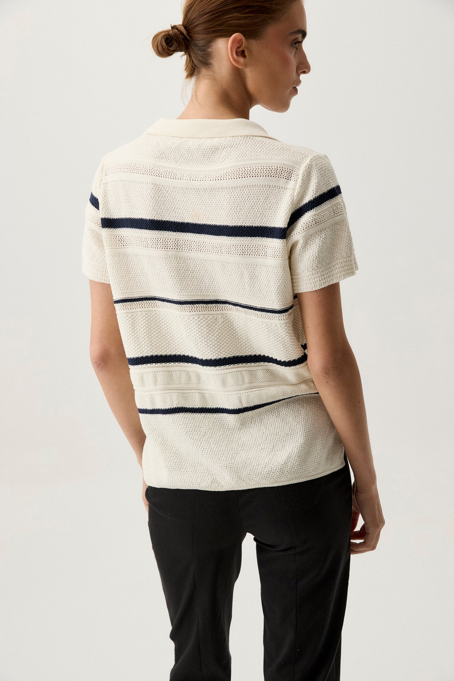 Camiseta EDÉN Rayas Beige