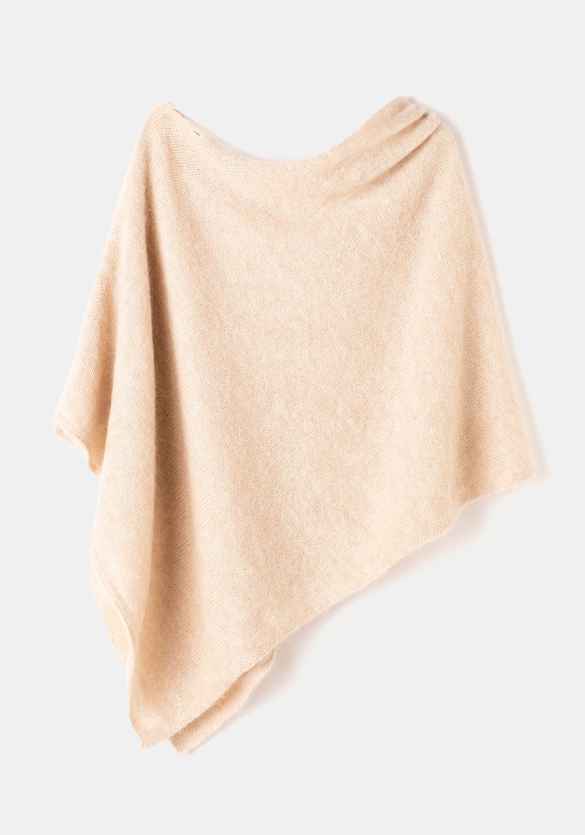 Poncho MOHAIR & ALPACA Beige - BIMANI