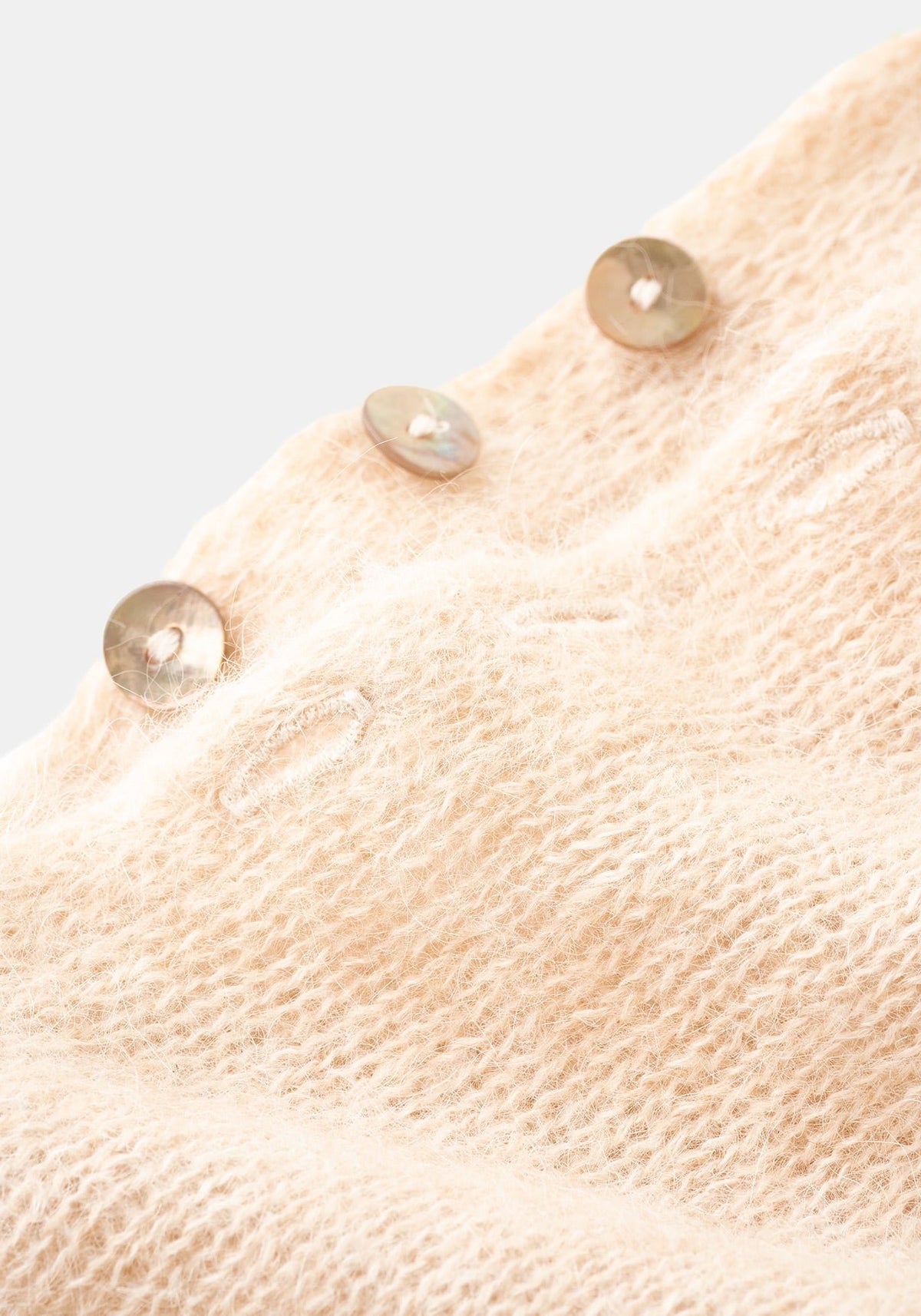 Poncho MOHAIR & ALPACA Beige - BIMANI