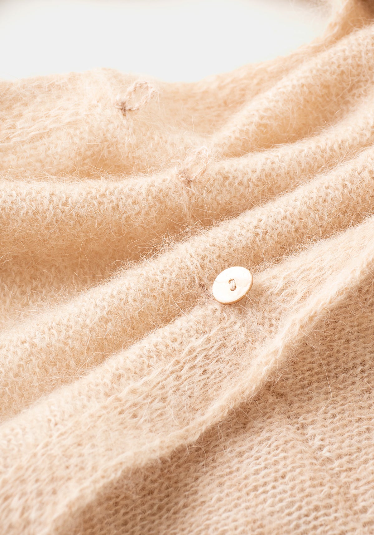 Poncho MOHAIR & ALPACA Beige - BIMANI