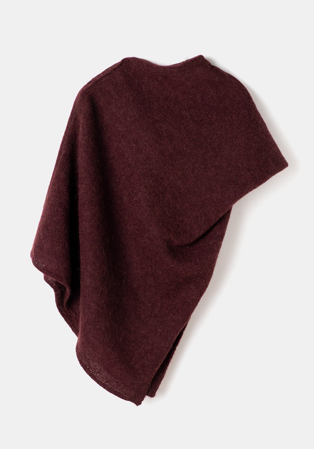 Poncho MOHAIR & ALPACA Chocolate - BIMANI