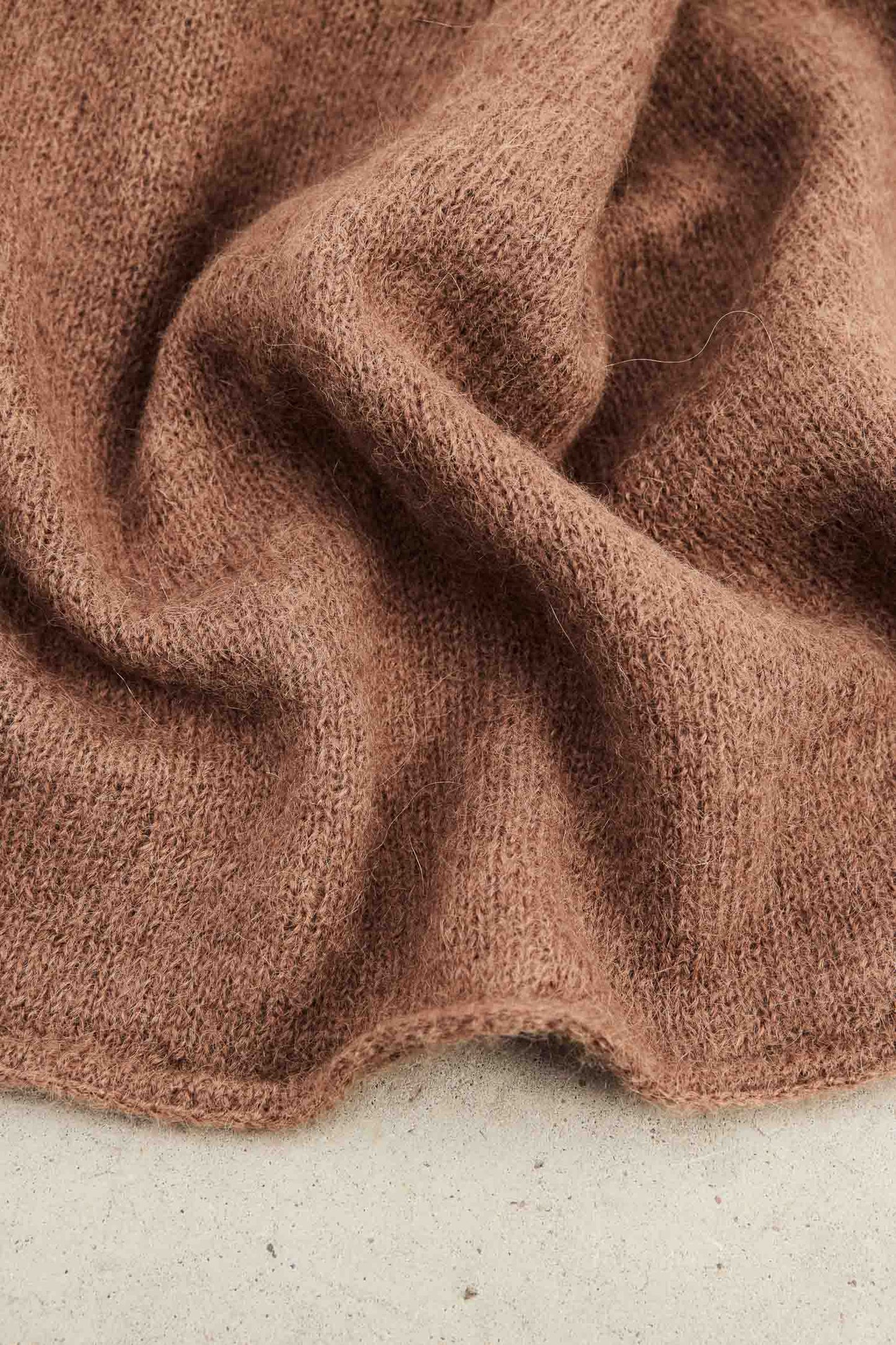 Poncho MOHAIR Caramel